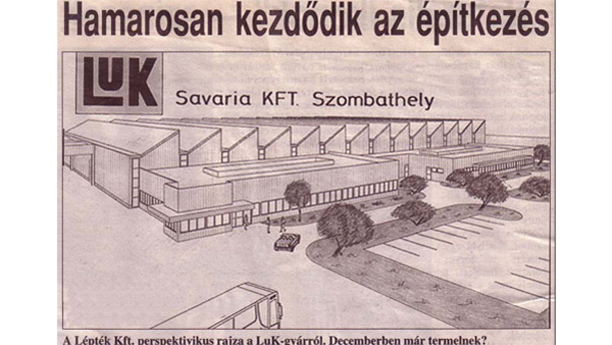 Szombathelyi telephelyünket a világszerte tevékenykedő LuK vállalatcsoport 100%-os magyarországi leányvállalataként az év májusában alapította.