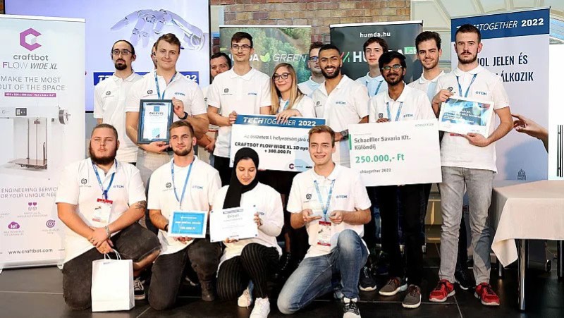 ELTE-siker az őszi Techtogether versenyen. Forrás: autopro