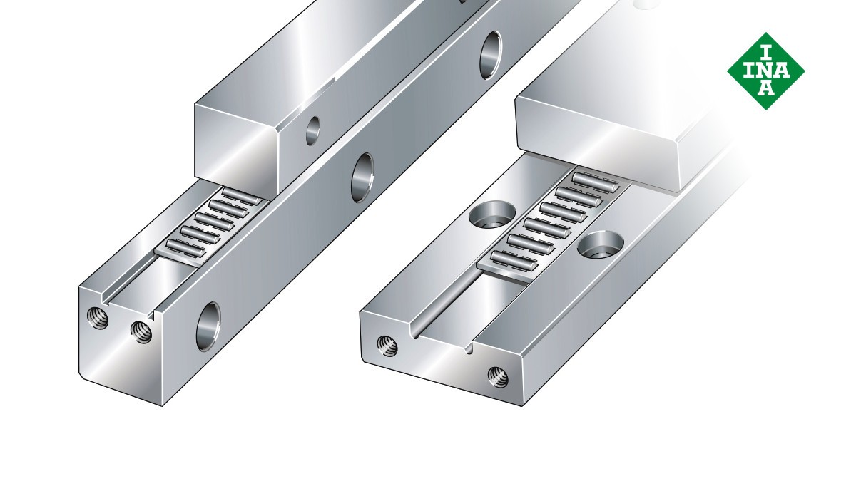 Schaeffler lineáris vezetékek: J/S vezetéksínek tűgörgős sík kosárral
