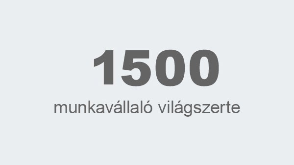 1700 munkavállaló világszerte